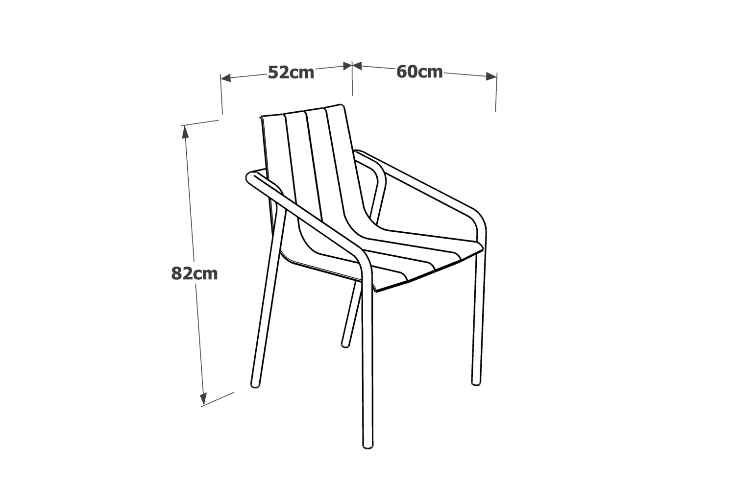 Fleole dining chair Terracotta | Ezeis